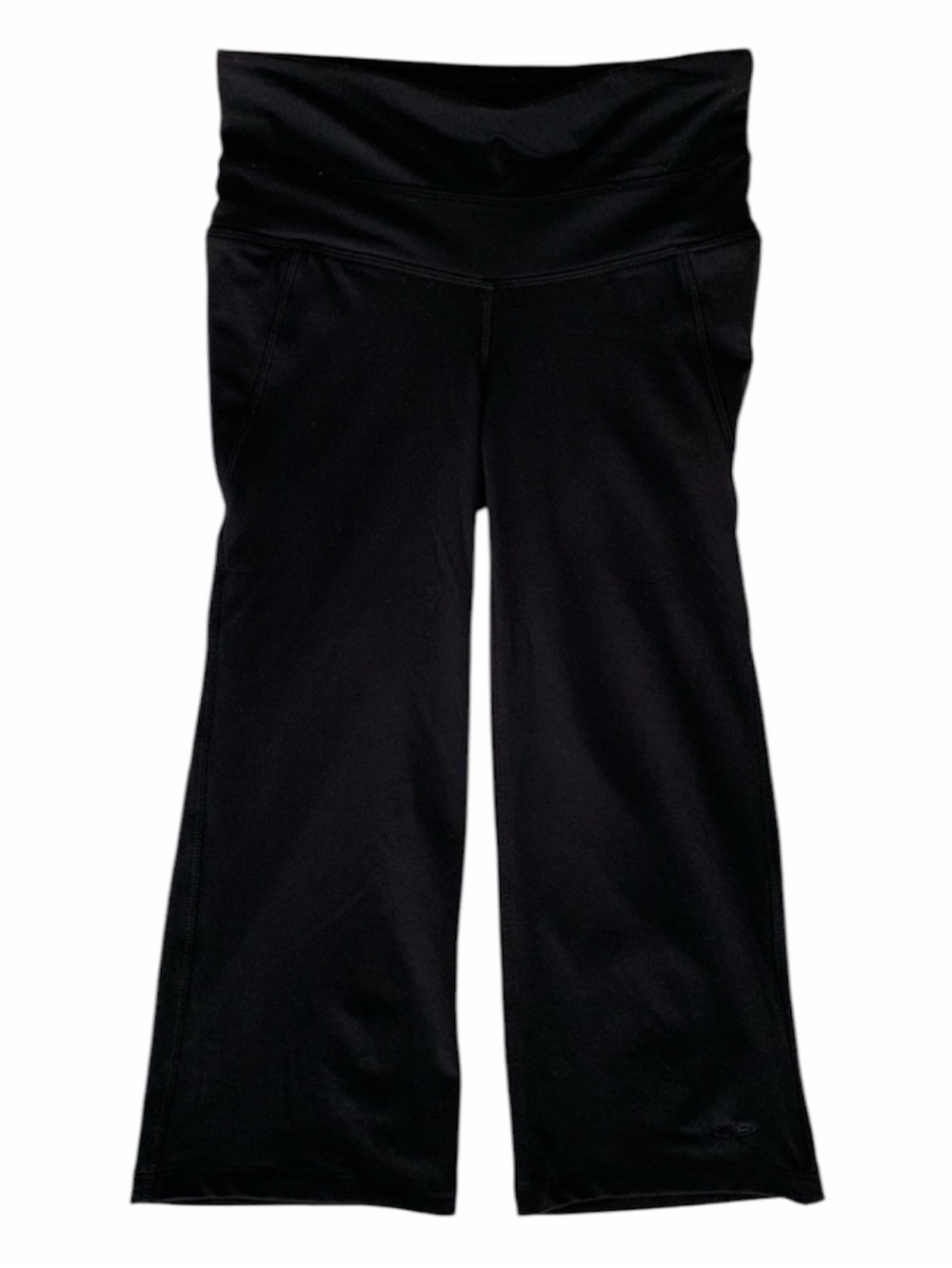 C9 by Champion Leggings Girls Size XS Black Cropped Flare Stretch Yoga